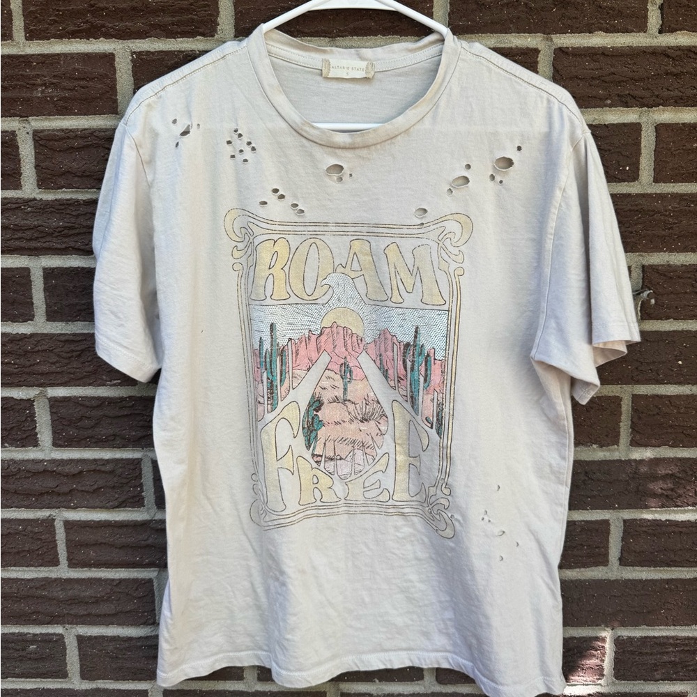 Altar'd State Cream Tee